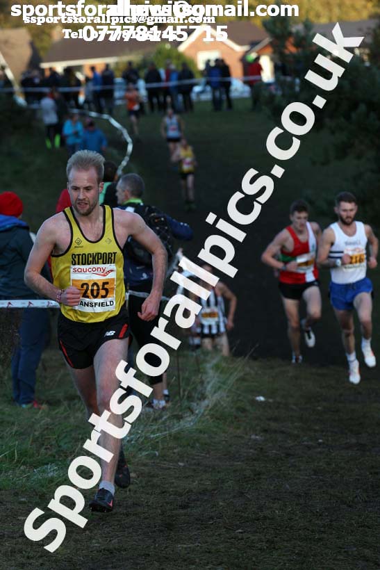 Senior mens National Cross Country Relay, Berry Hill Park, Mansfield. Photo:  David T. Hewitson/Sports for All Pics
